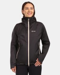 Damska kurtka typu hardshell Kilpi HURRICANE-W. Czarne kurtki do biegania damskie Kilpi, m, bez wzorów, z hardshellu, z kapturem. Za 731.89 zł.