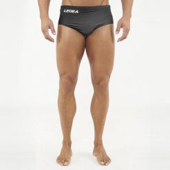 Kąpielówki slip TUTORE czarne. Czarne kąpielówki męskie Legea, m, bez wzorów, z materiału, na fitness i siłownię. Za 56.00 zł.
