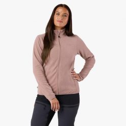 Bluza polarowa turystyka damska Swedemount Stryn Fleece szybkoschnąca. Brązowe bluzy bez kaptura damskie SWEDEMOUNT, z polaru. W wyprzedaży za 125.00 zł.