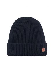 Barts Czapka "Valbez" w kolorze granatowym rozmiar: onesize. Niebieskie czapki męskie Barts, bez wzorów, prążkowane, sportowe. Za 129.57 zł.