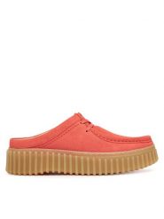 Clarks Klapki Torhill Mule 26181194 Koralowy. Pomarańczowe klapki damskie Clarks, bez wzorów, ze skóry, bez obcasa. Za 379.99 zł.