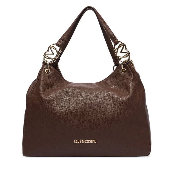 Torebka LOVE MOSCHINO. Brązowe torebki klasyczne damskie Love Moschino, bez wzorów, bez dodatków. Za 1,009.00 zł.