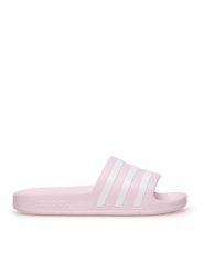 Adidas Klapki ADILETTE AQUA GZ5878 Różowy. Czerwone klapki damskie Adidas, bez wzorów, z syntetyku, bez obcasa. Za 99.99 zł.
