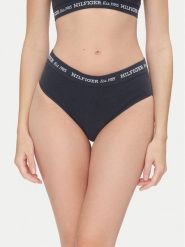 Tommy Hilfiger Figi klasyczne z wysokim stanem UW0UW05724 Granatowy. Niebieskie figi damskie Tommy Hilfiger, s, bez wzorów, z bawełny. Za 99.99 zł.