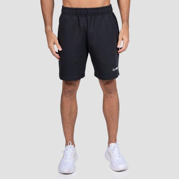 Szorty męskie fitness regularny krój Relay. Czarne szorty męskie GYMBEAM, m, z bawełny, na fitness i siłownię. Za 127.90 zł.