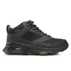 Buty trekkingowe na co dzień męskie SKECHERS SKECH AIR ENVOY skóra. Czarne buty trekkingowe męskie Skechers, ze skóry, bez zapięcia. Za 340.00 zł.