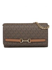 Michael Kors Torebka w kolorze ciemnobrązowym - 19 x 9 x 2 cm rozmiar: onesize. Brązowe torebki klasyczne damskie Michael Kors, bez wzorów, z materiału, bez dodatków. Za 697.85 zł.