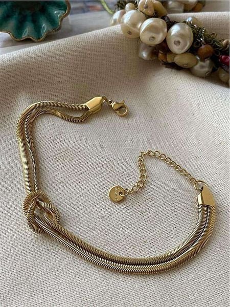 Luseera Bransoletka rozmiar: onesize. Żółte bransoletki damskie Luseera, ze stali. Za 43.99 zł.