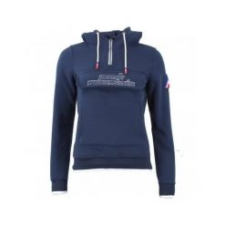Damska bluza polarowa z kapturem Peak Mountain Aflow. Niebieskie bluzy z kapturem damskie Peak Mountain, xl, z polaru. Za 192.50 zł.