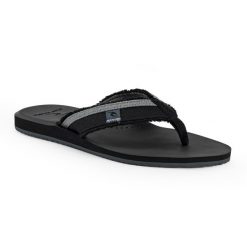 Japonki plażowe męskie Rip Curl Reactor Open Toe 90. Czarne klapki i japonki męskie Rip Curl. Za 99.99 zł.