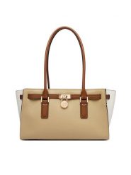 MICHAEL Michael Kors Torebka 30T6GNXT0T Beżowy. Brązowe torebki klasyczne damskie MICHAEL Michael Kors, bez wzorów, ze skóry, bez dodatków. Za 1,329.00 zł.