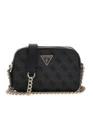 Guess Torebka w kolorze antracytowym - 20 x 13 x 7 cm rozmiar: onesize. Czarne torebki klasyczne damskie Guess, z aplikacjami, z materiału, bez dodatków. Za 347.99 zł.