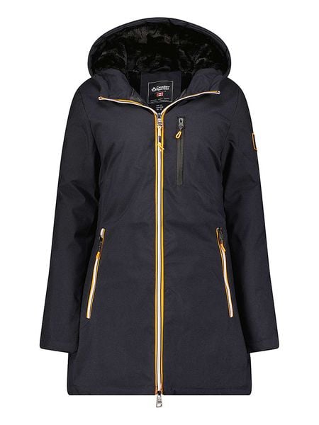 Canadian Peak Parka "Cassimineak" w kolorze granatowym rozmiar: M. Niebieskie parki damskie Canadian Peak, m, z aplikacjami. Za 186.19 zł.