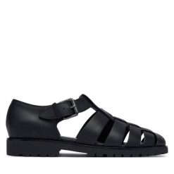 Sandały Polo Ralph Lauren. Czarne sandały męskie Polo Ralph Lauren, bez zapięcia. Za 859.99 zł.