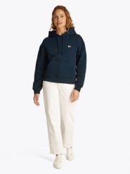 TOMMY JEANS Bluza w kolorze granatowym rozmiar: XL. Niebieskie bluzy z kapturem damskie Tommy Jeans, xl, z bawełny. Za 194.95 zł.