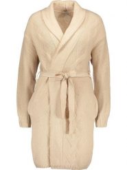 Mavi Jeans Sweter rozpinany w kolorze beżowym rozmiar: XL. Brązowe kardigany damskie Mavi Jeans, xl, bez wzorów, z jeansu. Za 60.88 zł.