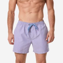 Spodenki surfingowe męskie Quiksilver krótkie 15". Fioletowe kąpielówki męskie Quiksilver, m, bez wzorów, z poliesteru. Za 129.99 zł.