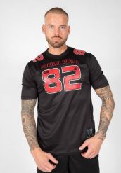 Koszulka fitness męska Gorilla Wear Fresno T-shirt. Czarne t-shirty męskie GORILLA WEAR, m, bez wzorów, z poliesteru, bez kołnierzyka. Za 196.10 zł.