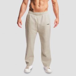 Spodnie męskie fitness oversize szare Aura. Szare spodnie sportowe męskie GYMBEAM, z bawełny. Za 139.90 zł.