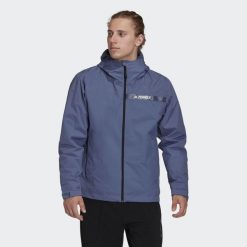 Kurtka adidas Terrex Multi RAIN.RDY Primegreen Insulated 2L Rain. Fioletowe kurtki męskie Adidas, l, bez wzorów, sportowe, bez kaptura. Za 764.50 zł.