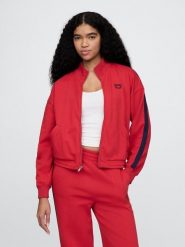 GAP Bluza w kolorze czerwonym rozmiar: S. Czerwone bluzy bez kaptura damskie GAP, s. Za 118.56 zł.
