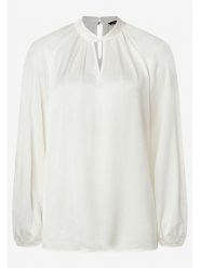 More & More Bluzka w kolorze białym rozmiar: 46. Białe bluzki damskie MORE & MORE, s, bez wzorów, z wiskozy, klasyczne, bez kołnierzyka, bez ramiączek. Za 113.63 zł.