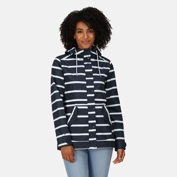 Damska kurtka turystyczna parka z membraną przeciwdeszczowa Bayla. Niebieskie parki damskie Regatta, l, bez wzorów, z poliesteru. Za 199.99 zł.