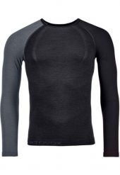 Bluza termoaktywna męska Ortovox 120 Comp Light Long Sleeve. Czarne bluzy bez kaptura męskie ORTOVOX, l, z dzianiny. Za 370.69 zł.