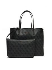 Guess Torebka Eliette Logo HWSG93 18290 Czarny. Czarne torebki klasyczne damskie Guess, z aplikacjami, ze skóry, bez dodatków. Za 479.99 zł.