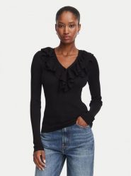 Marella Bluzka Operoso 2623366044 Czarny Slim Fit. Czarne topy sportowe damskie Marella, s, bez wzorów, z lyocellu, bez ramiączek. Za 799.99 zł.