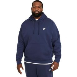 Bluza z kapturem Nike Sportswear Club Fleece, Mężczyźni. Niebieskie bluzy sportowe męskie Nike, l, z bawełny. Za 329.25 zł.