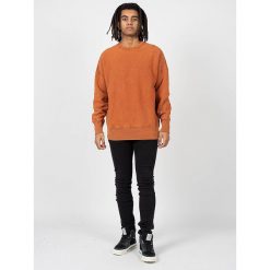 Bluza trekking męska. Brązowe bluzy bez kaptura męskie CHAMPION, m, z bawełny. Za 229.00 zł.