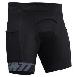 Spodenki wewnętrzne z pampersem LEATT Short Liner MTB 3.0. Czarne szorty damskie LEATT, bez wzorów. Za 399.00 zł.