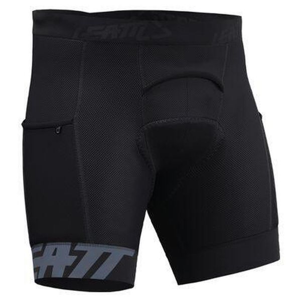 Spodenki wewnętrzne z pampersem LEATT Short Liner MTB 3.0. Czarne szorty damskie LEATT, bez wzorów. Za 399.00 zł.