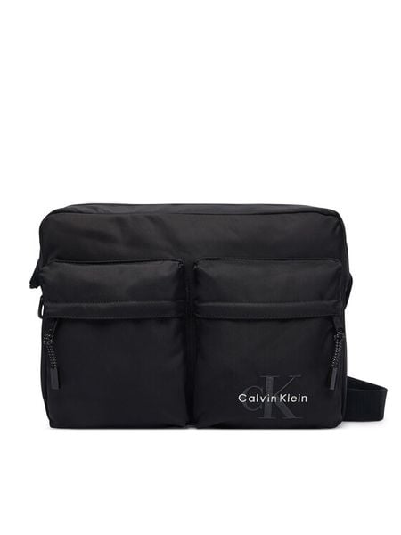 Calvin Klein Saszetka Bolt Laptop Flight Bag LV04D3459G Czarny. Czarne saszetki męskie CALVIN KLEIN, bez wzorów, z materiału. Za 369.99 zł.