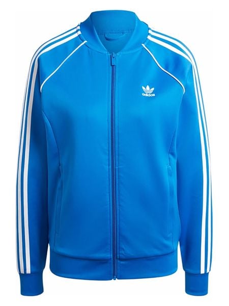 Adidas Bluza w kolorze niebieskim rozmiar: L. Niebieskie bluzy bez kaptura damskie Adidas, l. Za 153.71 zł.