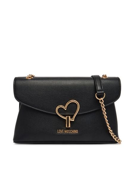 LOVE MOSCHINO Torebka JC4138PP1OLQ0000 Czarny. Czarne torebki klasyczne damskie Love Moschino, bez wzorów, ze skóry, bez dodatków. Za 939.99 zł.