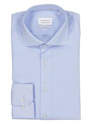 Eterna Koszula - Modern fit - w kolorze błękitnym rozmiar: 46. Niebieskie koszule męskie Eterna, bez wzorów, z bawełny, bez kołnierzyka, bez ramiączek. Za 123.25 zł.