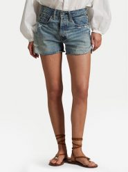 Polo Ralph Lauren Szorty jeansowe 211963529001 Niebieski Straight Fit. Niebieskie szorty damskie Polo Ralph Lauren, bez wzorów, z bawełny. Za 309.99 zł.