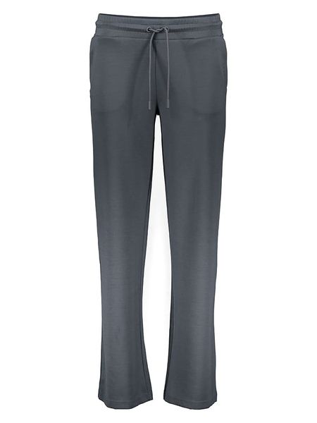 Copenhagen Studios Spodnie dresowe w kolorze antracytowym rozmiar: 36. Czarne spodnie dresowe damskie Copenhagen Studios, bez wzorów, z dresówki. Za 106.38 zł.