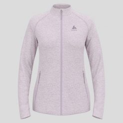 Bluza rozpinana damska ODLO Mid layer full zip TENCIA. Czerwone bluzy z kapturem damskie Odlo, l, z materiału. Za 382.49 zł.