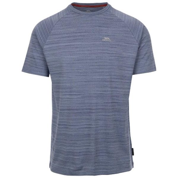 T-shirt Trespass Leecana. Niebieskie t-shirty męskie Trespass, l, bez wzorów, z materiału, bez kołnierzyka. Za 65.70 zł.