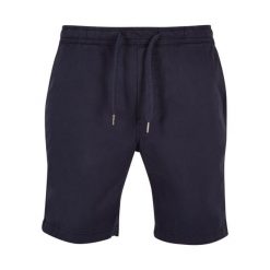 Szorty do joggingu z twillu Urban Classics Stretch. Niebieskie szorty męskie Urban Classics, bez wzorów. Za 182.50 zł.