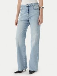 Patrizia Pepe Jeansy 2P1772/D070-CB21 Niebieski jasny Straight Fit. Niebieskie jeansy damskie Patrizia Pepe. Za 919.99 zł.