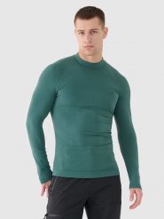 4F Podkoszulek termiczny w kolorze turkusowym rozmiar: S/M. Niebieskie bielizna termoaktywna męska 4f, m, bez wzorów. Za 69.75 zł.