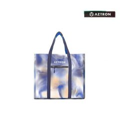 Torba Aztron Aurora Neo Tote. Fioletowe torebki klasyczne damskie Aztron, bez wzorów, z neoprenu, bez dodatków. W wyprzedaży za 79.00 zł.