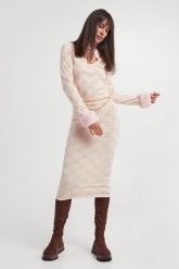 Spódnica midi BLUGIRL BLUMARINE. Spódniczki damskie Blugirl Blumarine, l, bez wzorów, midi. W wyprzedaży za 681.85 zł.