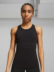 Puma Top sportowy w kolorze czarnym rozmiar: S. Czarne topy damskie Puma, s, bez wzorów, bez ramiączek. Za 78.28 zł.