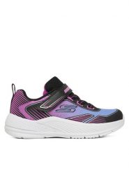 Skechers Sneakersy Microspec Advance 303657N BKMT Czarny. Czarne buty sportowe dziewczęce Skechers, bez wzorów, z materiału, bez zapięcia. Za 109.99 zł.