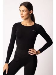 Spaio Koszulka sportowa "Adapt" w kolorze czarnym rozmiar: XL. Czarne bluzki sportowe damskie Spaio, xl, bez wzorów, z materiału, bez ramiączek. Za 139.54 zł.